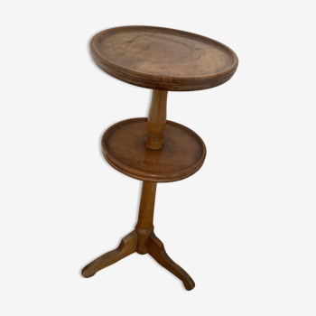 Wooden tripode side table