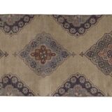 Oushak runner turkish hand knotted distressed rug 2'6" x 11'5"