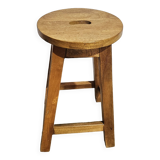 Burmese teak workshop stool