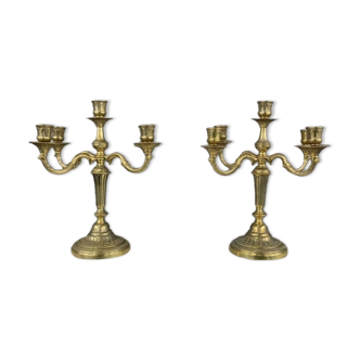 19th century bronze candlestick candelabra