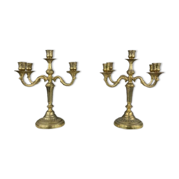 19th century bronze candlestick candelabra