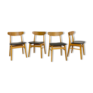 Suite de 4 chaises vintage