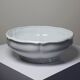 Large vintage salad bowl in white Limoges porcelain, 1960s-1980s.