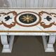 Italian marble dining table - 1970s craftsmanship