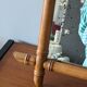 Miroir vintage bambou