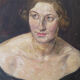 Portrait young woman with folded arms