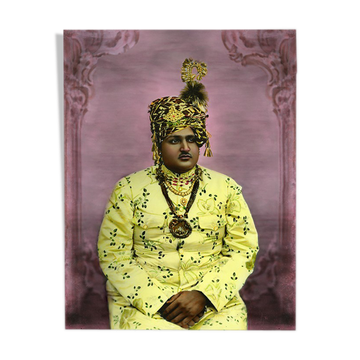 Photographie ancienne colorée, Rajasthan vers 1920