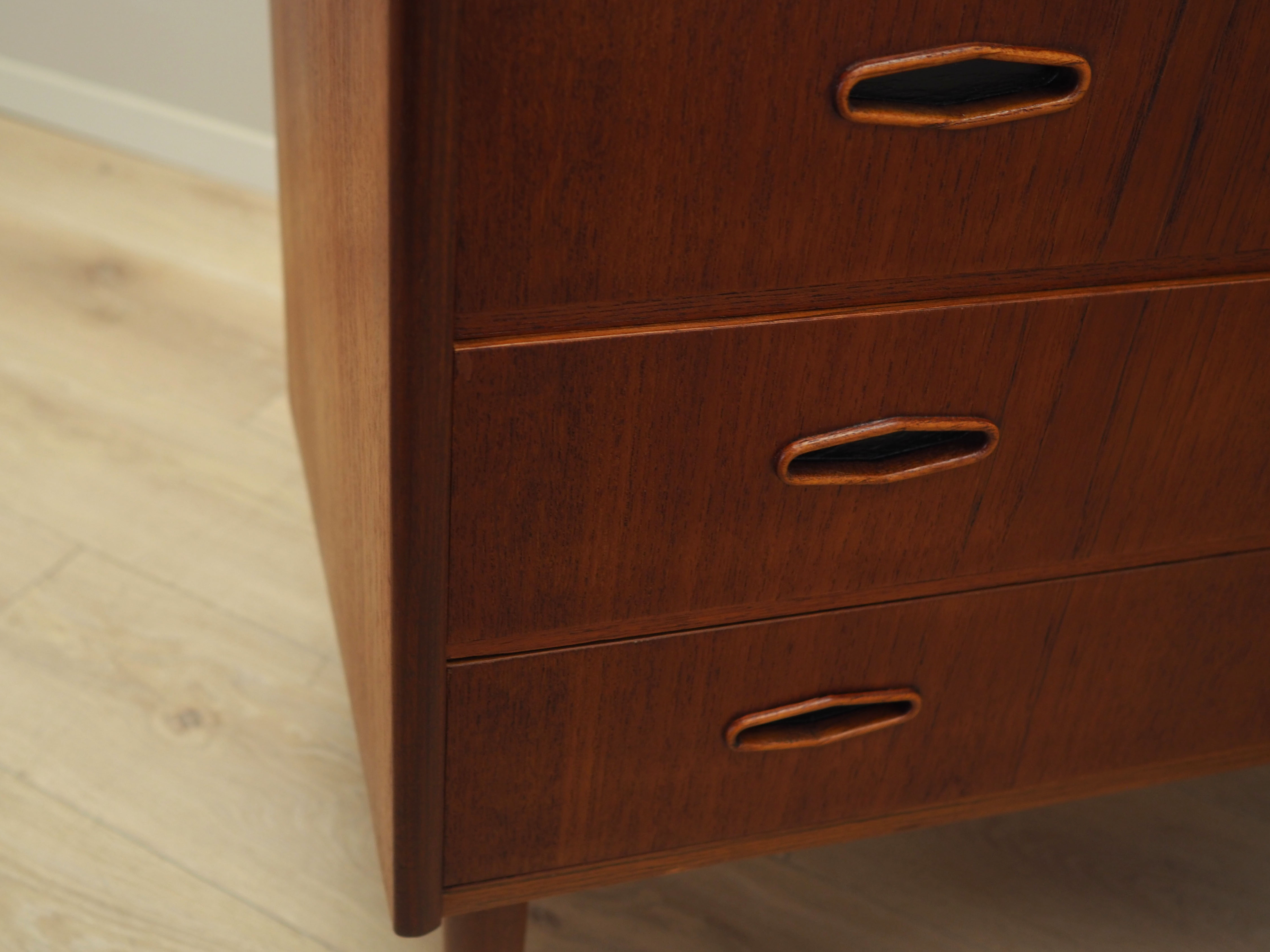 Teak chest of drawers, Danish design, 1970s, production: Denmark