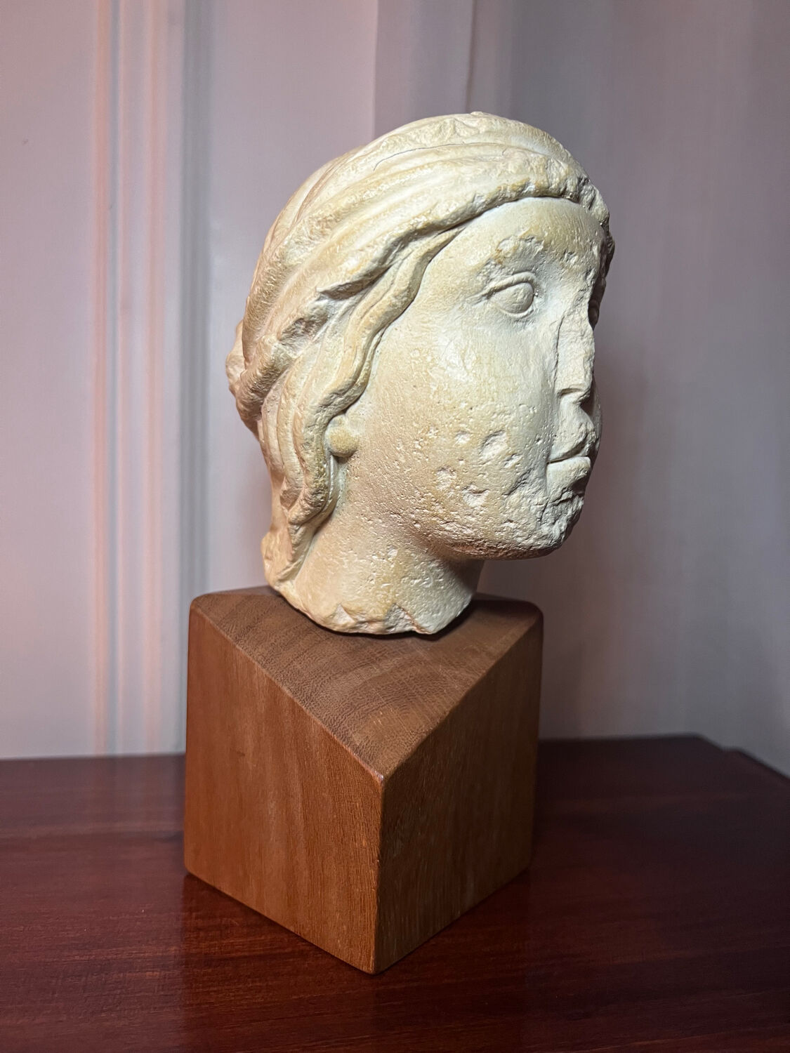 Buste - Tête de Vertu - Reproduction du musée de Sens - Moulage