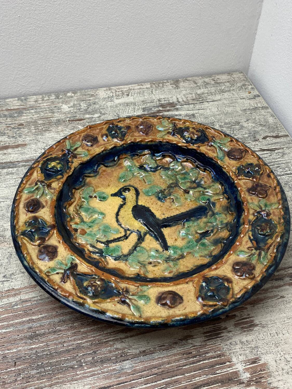 Old Troita Popa Savu ceramic plate