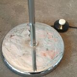 Vintage silver floor lamp, 1970