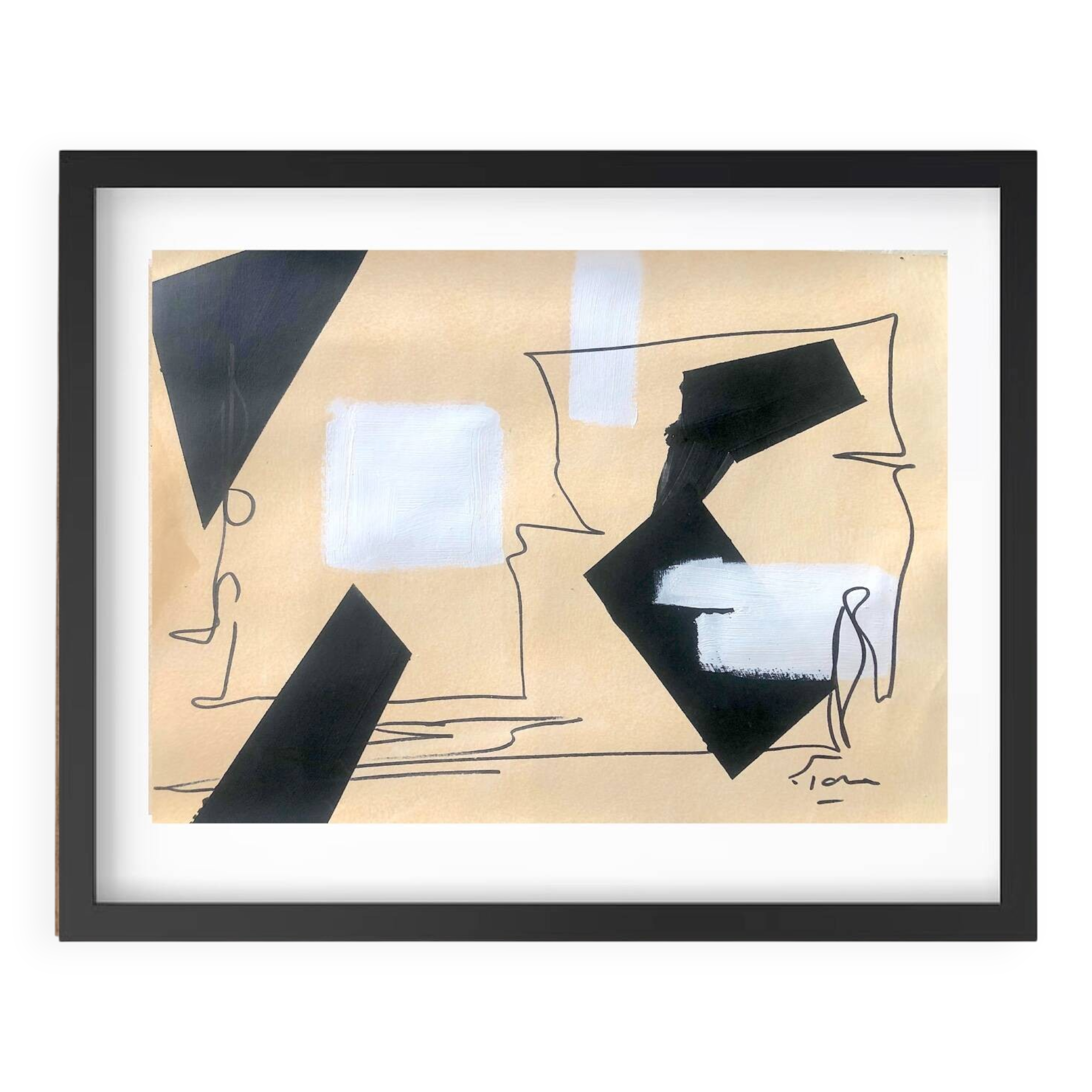 Original and unique hand-painted abstract painting