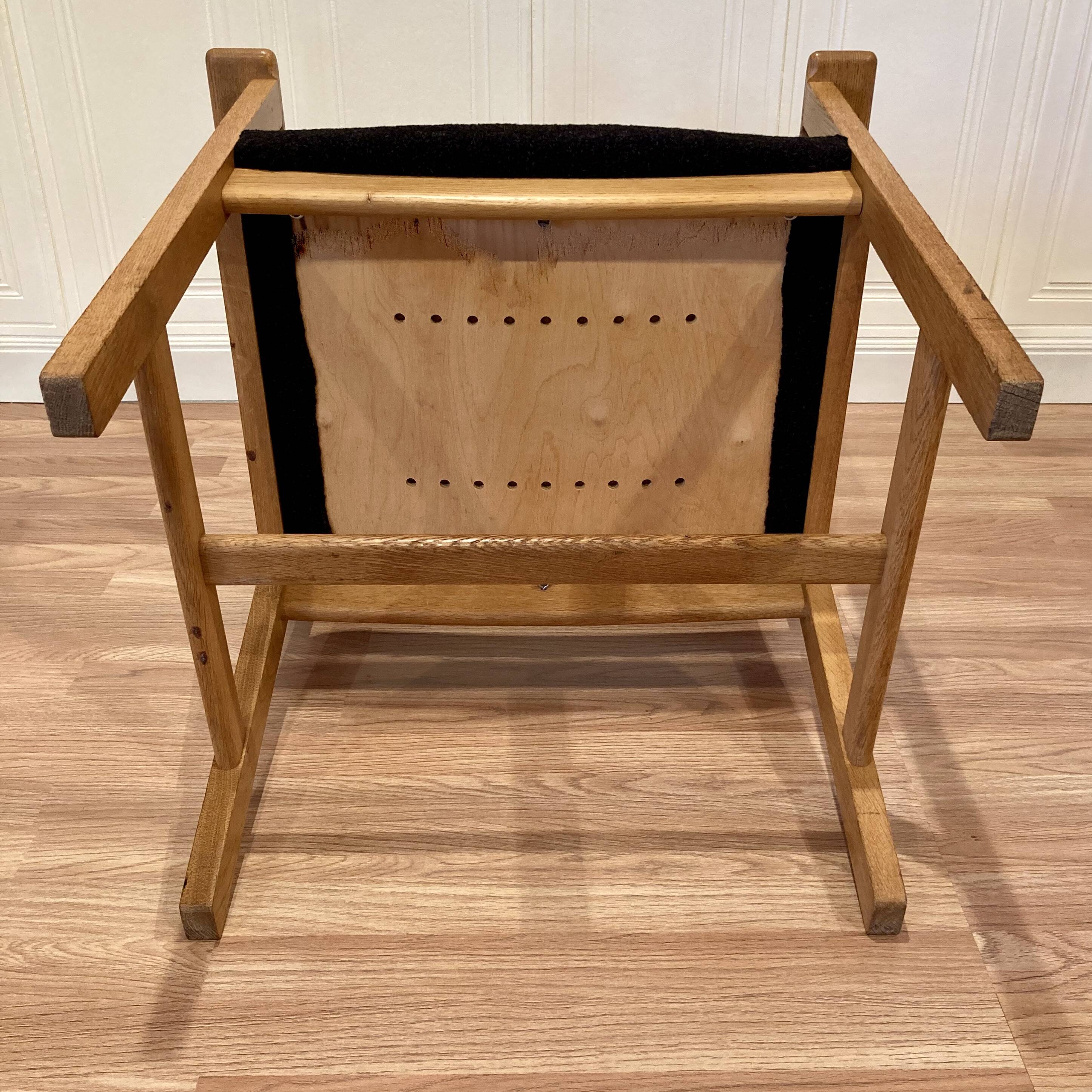 Set of 4 armchairs with "hans wegner" stamp 1960.