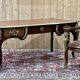 Regency style desk and armchair from the Napoleon III period - late 19th century