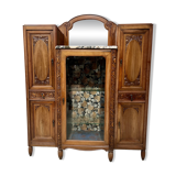 Art Deco buffet in solid walnut, 20th century.