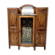 Art Deco buffet in solid walnut, 20th century.