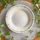 Old mignardise dish on pedestal in earthenware from Creil & Montereau