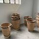 Lot of old grocery baskets