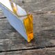 Empty yellow crystal pocket
