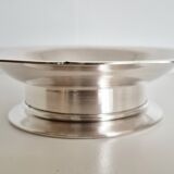 Antique Coquillor butter dish in silver-plated metal