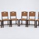 Suite de chaises par victor courtray