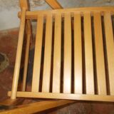Vintage wooden folding chair