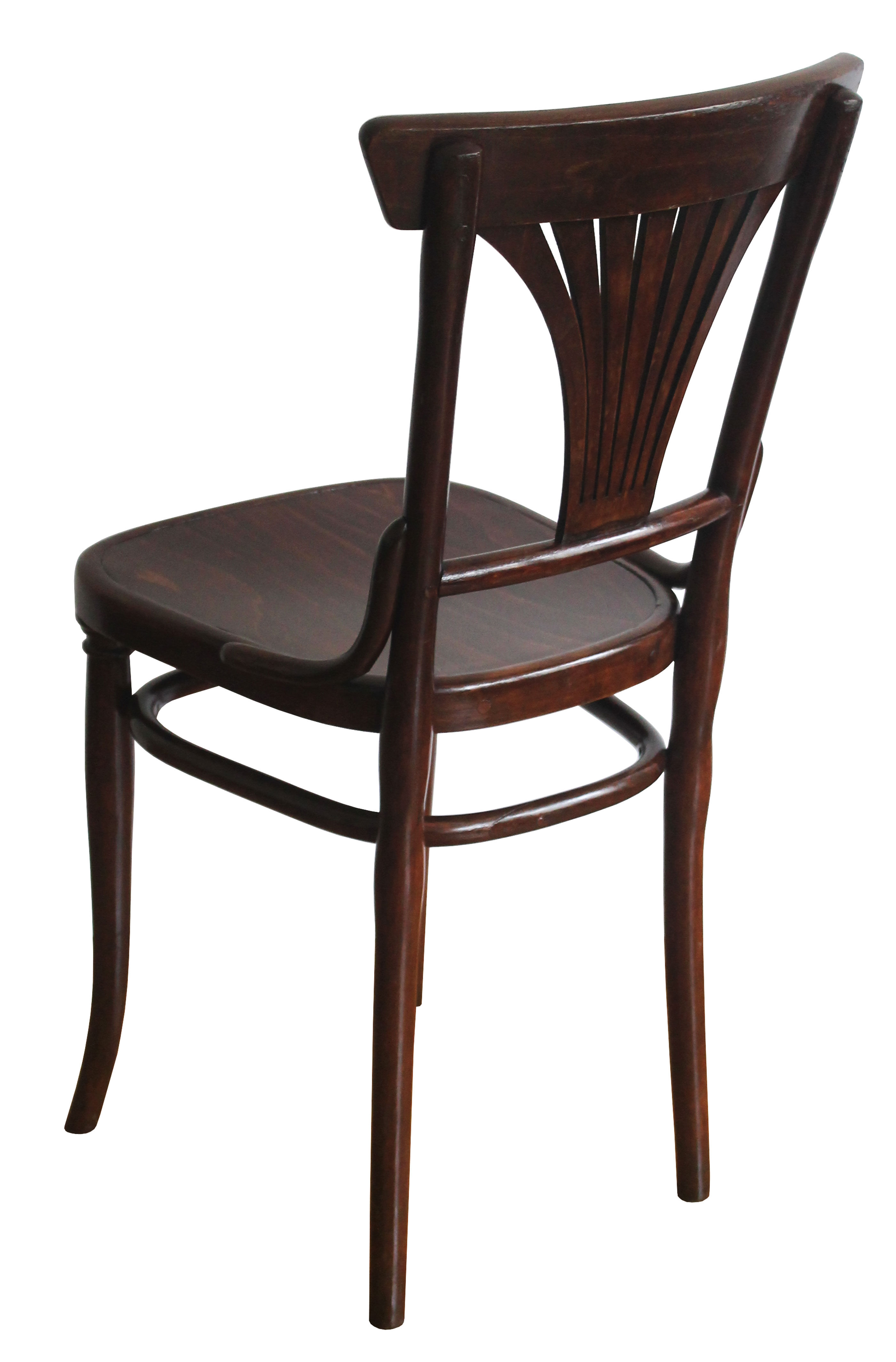 Pair of 1910's dining chairs model no.221 by Gebrüder Thonet