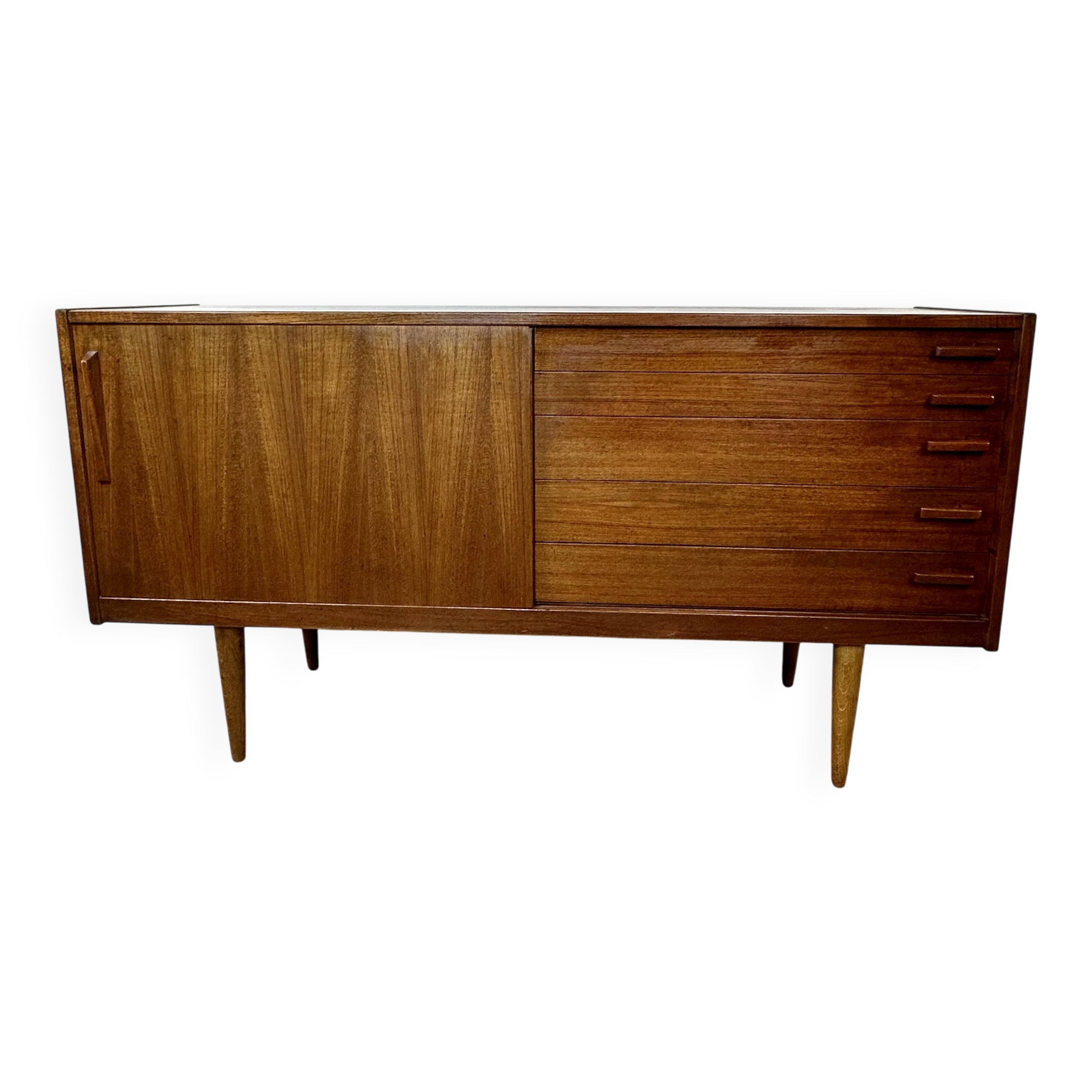Vintage Scandinavian teak sideboard 1970s