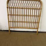 Vintage bamboo and rattan headboard