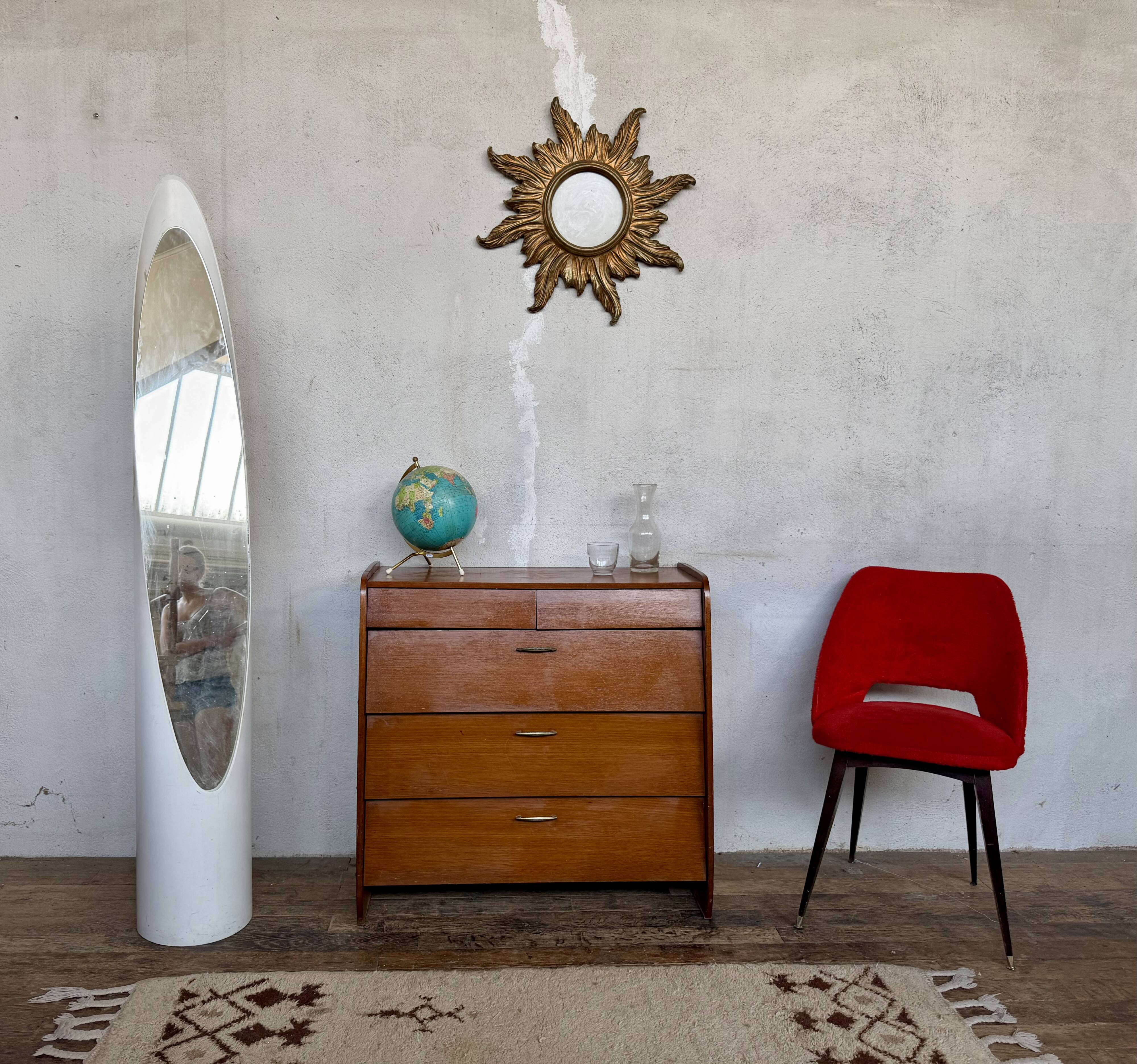 Vintage Scandinavian look shoe cabinet