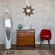 Vintage Scandinavian look shoe cabinet