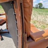 Set of 2 vintage Scandinavian armchairs co.fe.mo Italy 1970