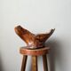Handcrafted wooden bowl country decoration key tray