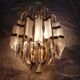 Glass wall sconce "Paolo Venini". 1970s