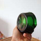 Vintage Green Glass Ashtray