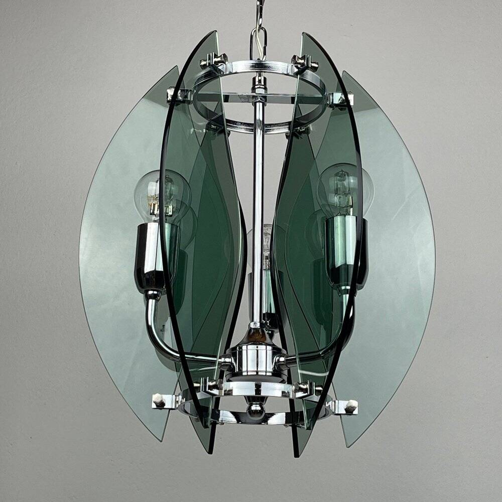 Grey suspension from the mid-century by Veca, Italy, 1980s.