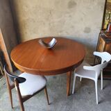 Vintage round dining table