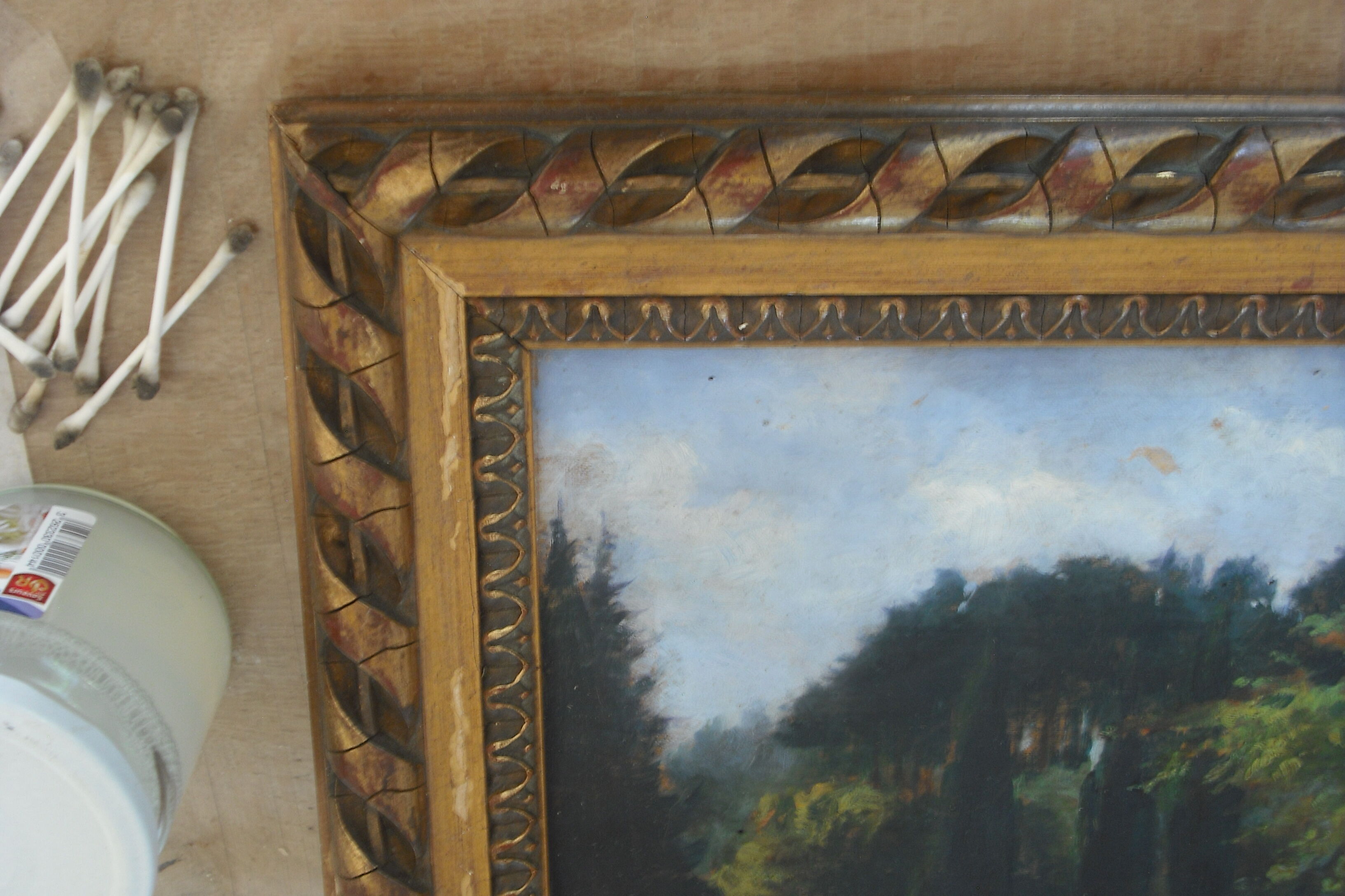 Landscape, wood oil 43 / 34.5