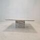 Italian Carrara Marble Coffee Table, 1980s