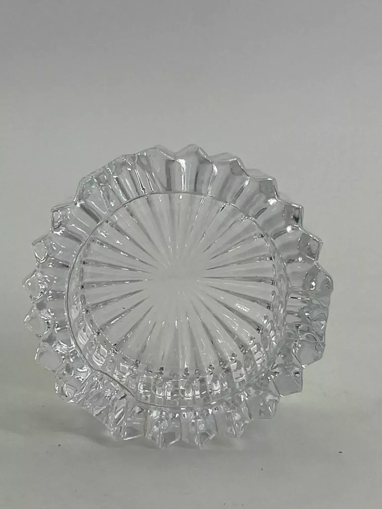 Cendrier/ vide poche en cristal vintage