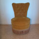 Mustard toad armchair