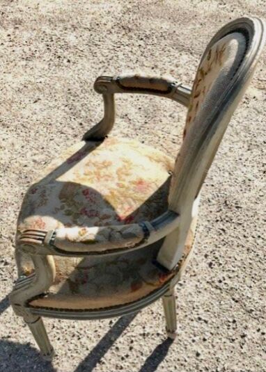 Convertible armchair louis XVI