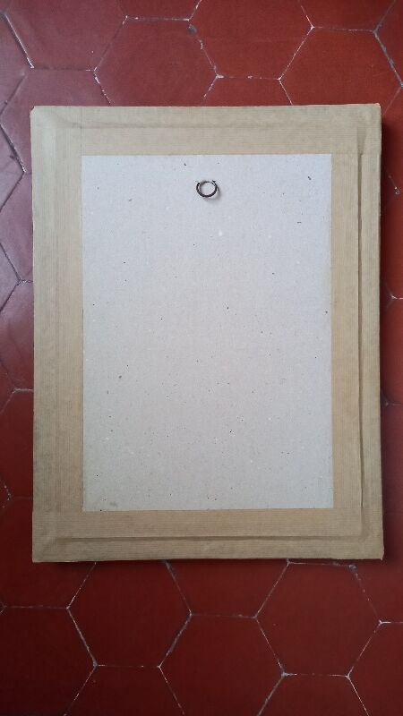 Old painting, auarelle undergrowth