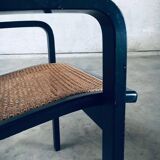 Italian Design Bentwood & Webbing Armchair, 1970s