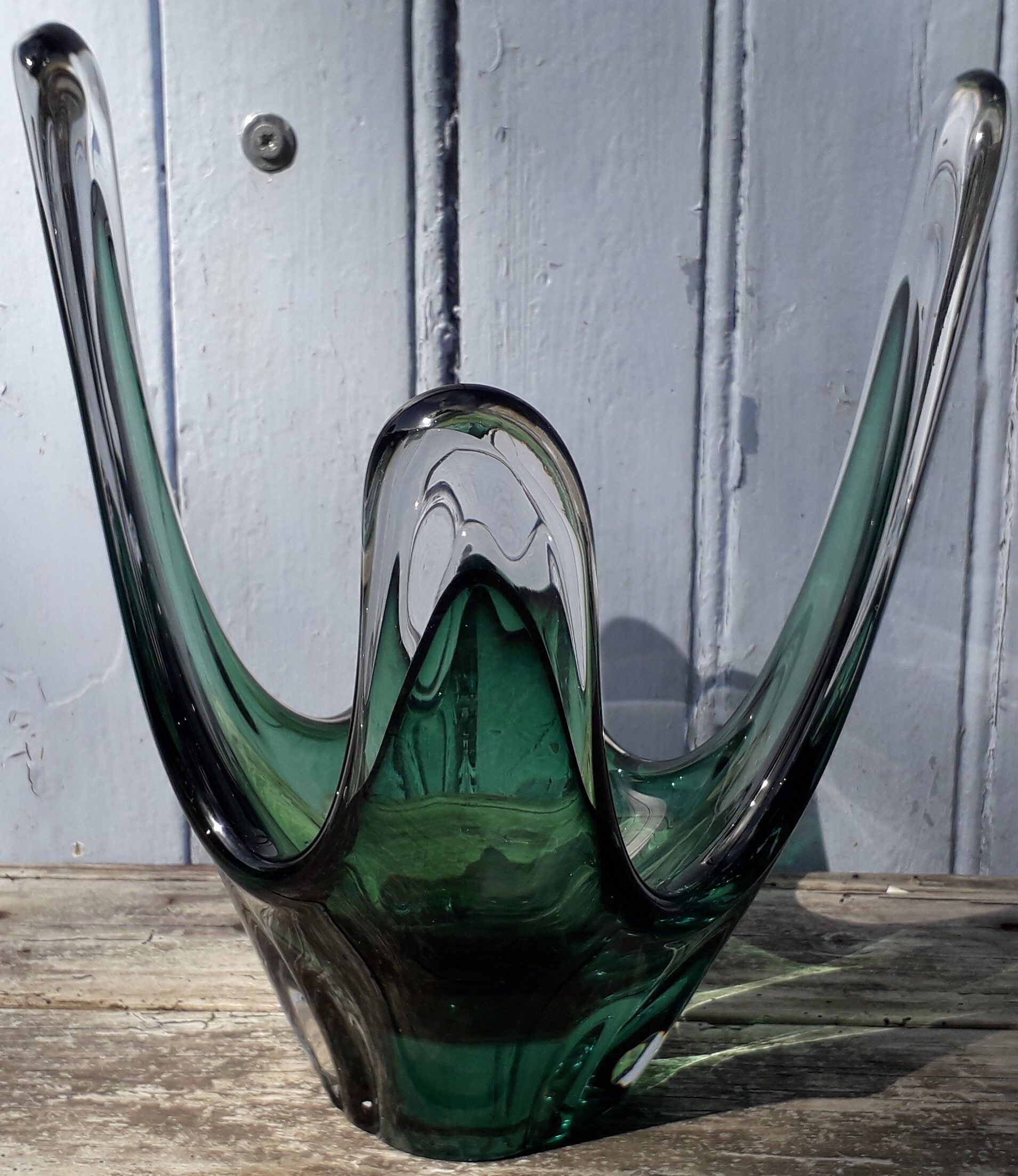 Glass center table