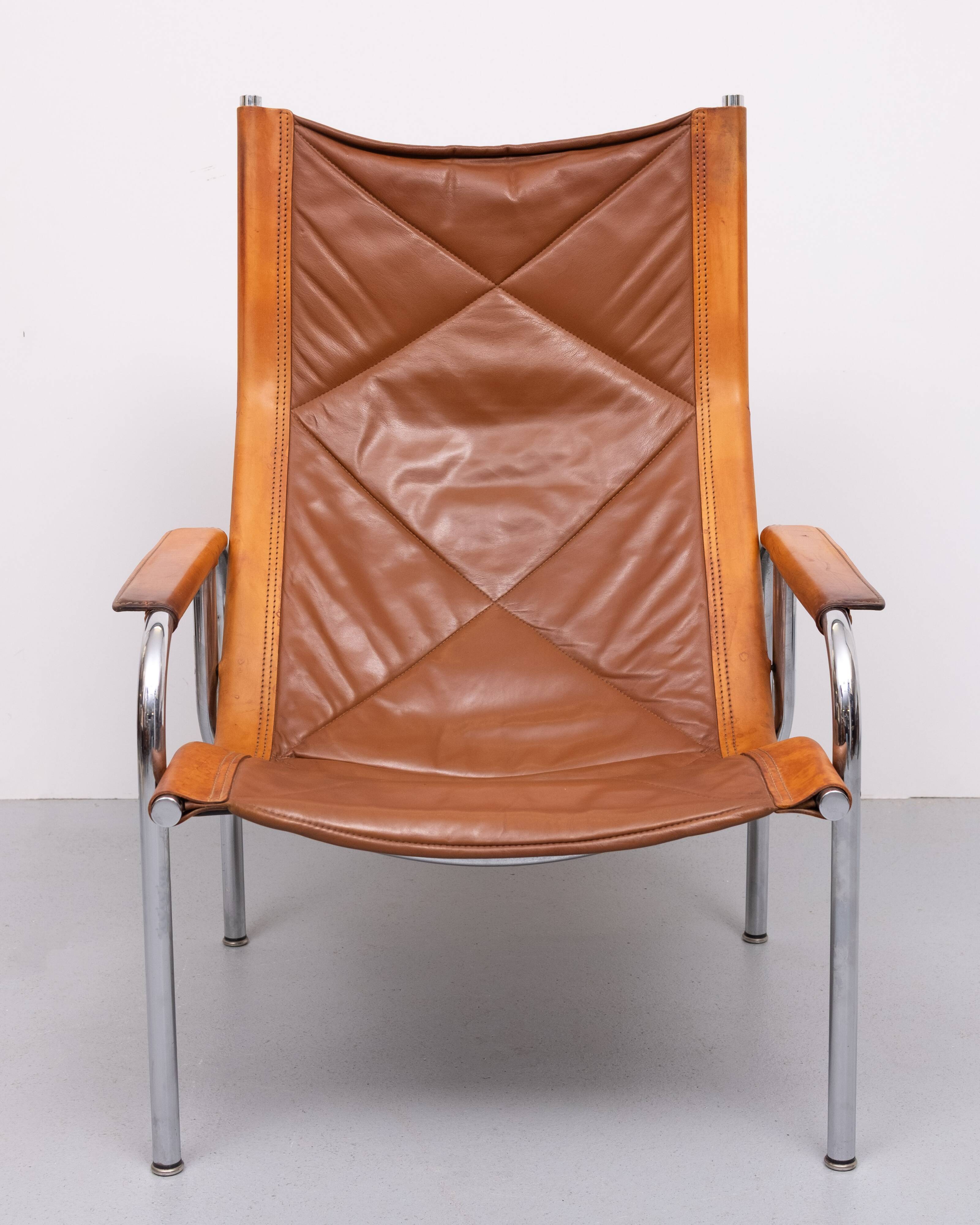 Fauteuil lounge Hans Eichenberger pour Strases Suisse, années 1970
