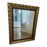 Large old gold vintage mirror