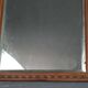 Old louis XVI style mirror carved wood, beveled ice 31x25 cm SB