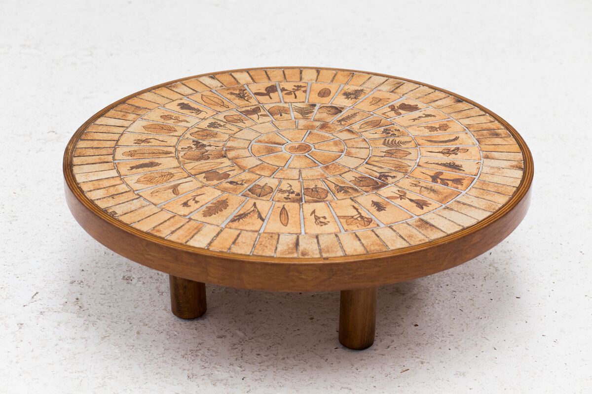 Coffee table by Roger Capron, France, 1970