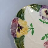 Set of two HB&Cie slip plates from Choisy le Roi circa 1880 designs